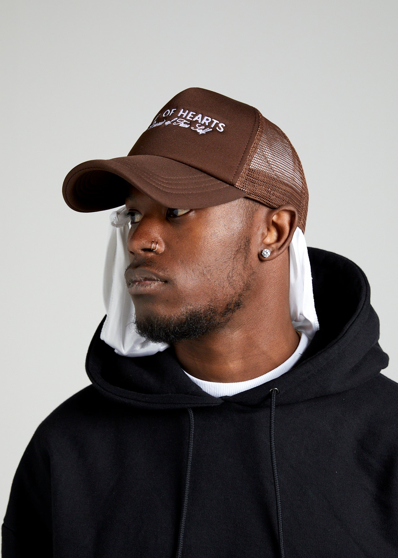 BROWN FOAM TRUCKER CAP PURSUIT COLLECTION