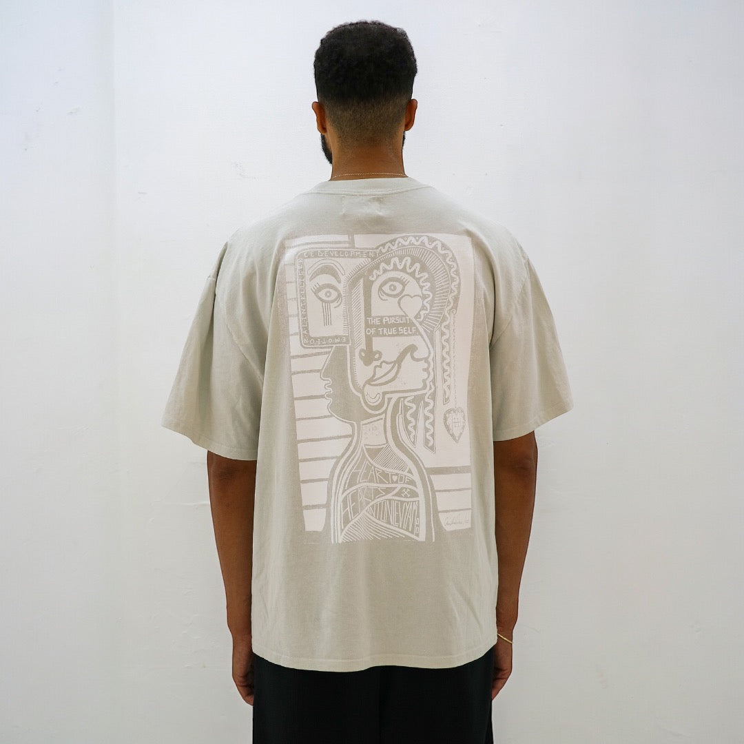 OVERSIZED IVORY T-SHIRT - ALA COLLECTION