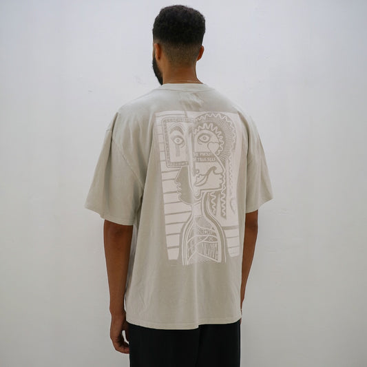 OVERSIZED IVORY T-SHIRT - ALA COLLECTION