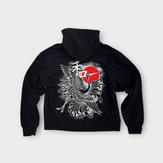 HEAVYWEIGHT BLACK IKIGAI HOODIE