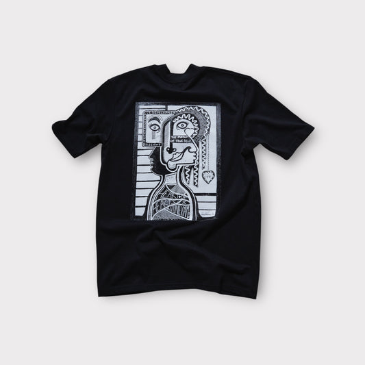 HEAVYWEIGHT BLACK T-SHIRT - S24 ALA COLLAB