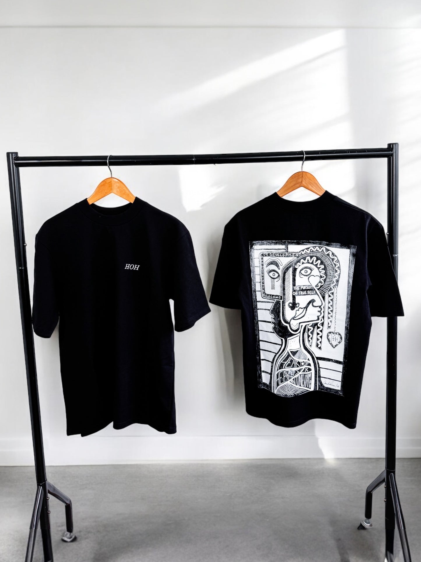 HEAVYWEIGHT BLACK T-SHIRT - S24 ALA COLLAB