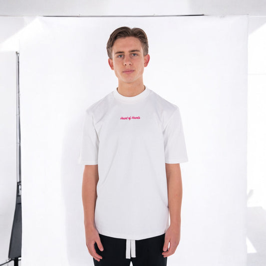 HEAVYWEIGHT WHITE T-SHIRT - AUDACITY COLLECTION