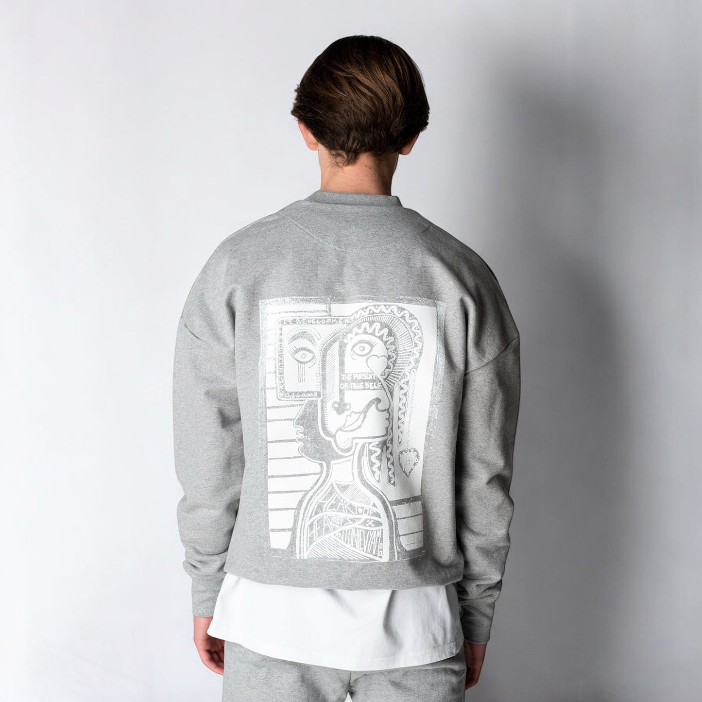 HEAVYWEIGHT GREY SWEATSHIRT S23 - ALA COLLAB