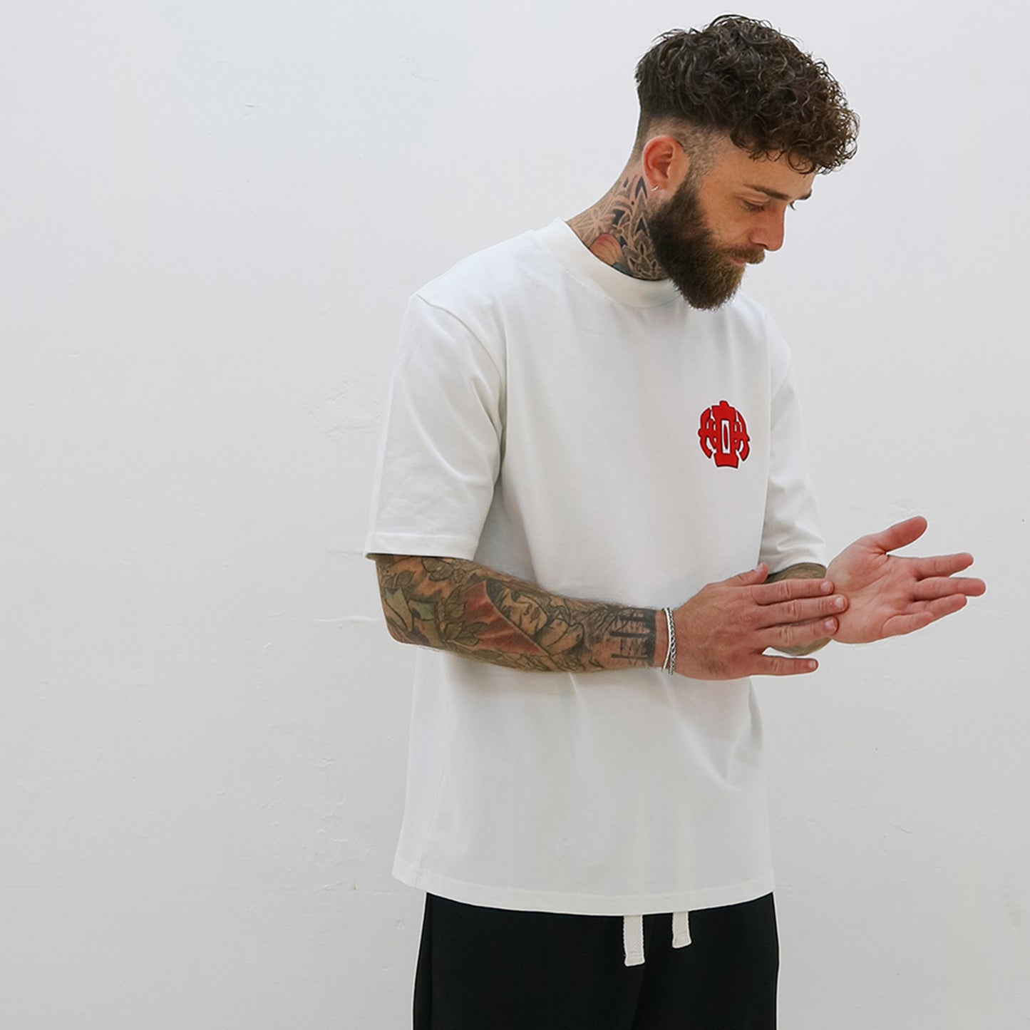 HEAVYWEIGHT WHITE IKIGAI T-SHIRT - GC COLLECTION