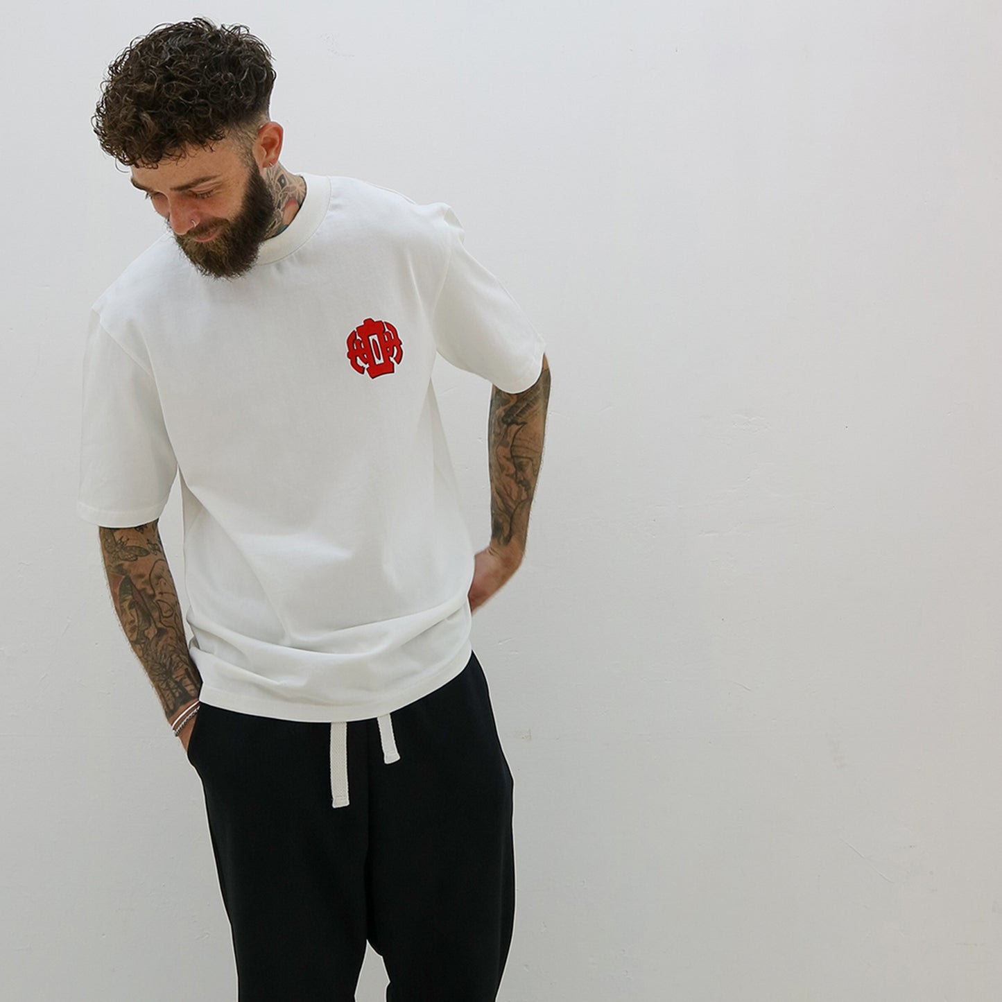 HEAVYWEIGHT WHITE IKIGAI T-SHIRT - GC COLLECTION