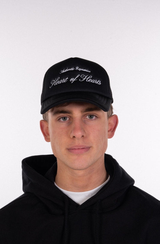 BLACK FOAM TRUCKER CAP - STAPLE COLLECTION