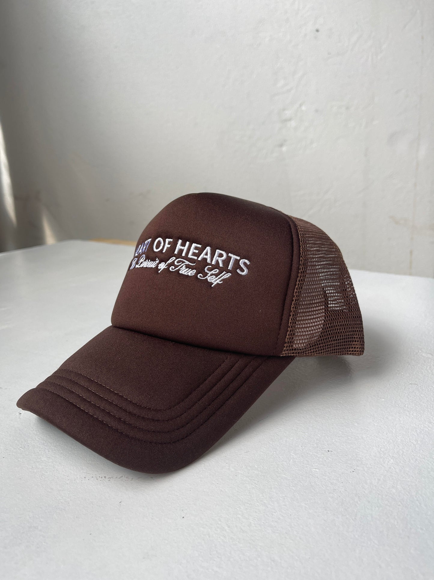 BROWN FOAM TRUCKER CAP - PURSUIT COLLECTION