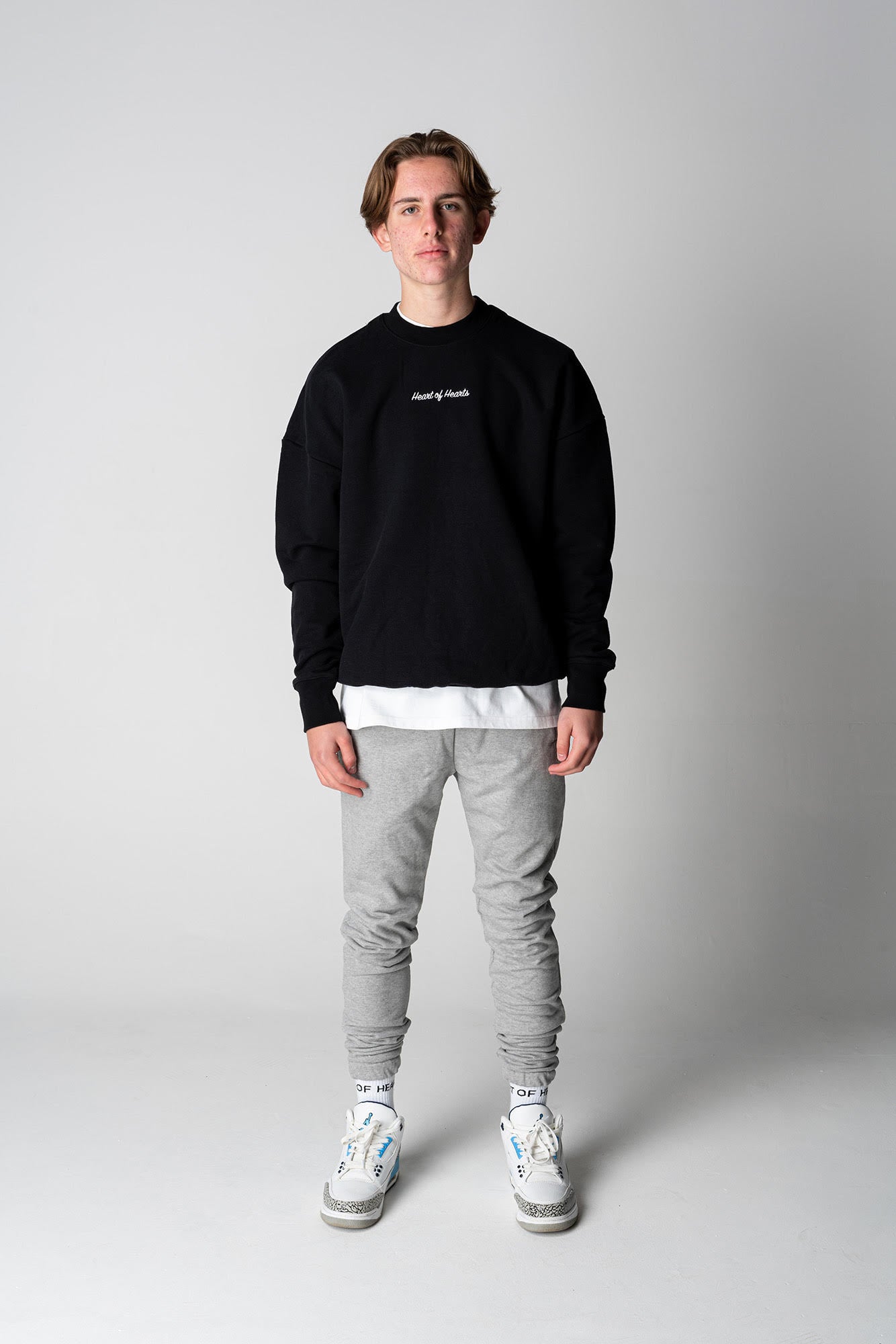 HEAVYWEIGHT BLACK SWEATSHIRT - ALA COLLAB