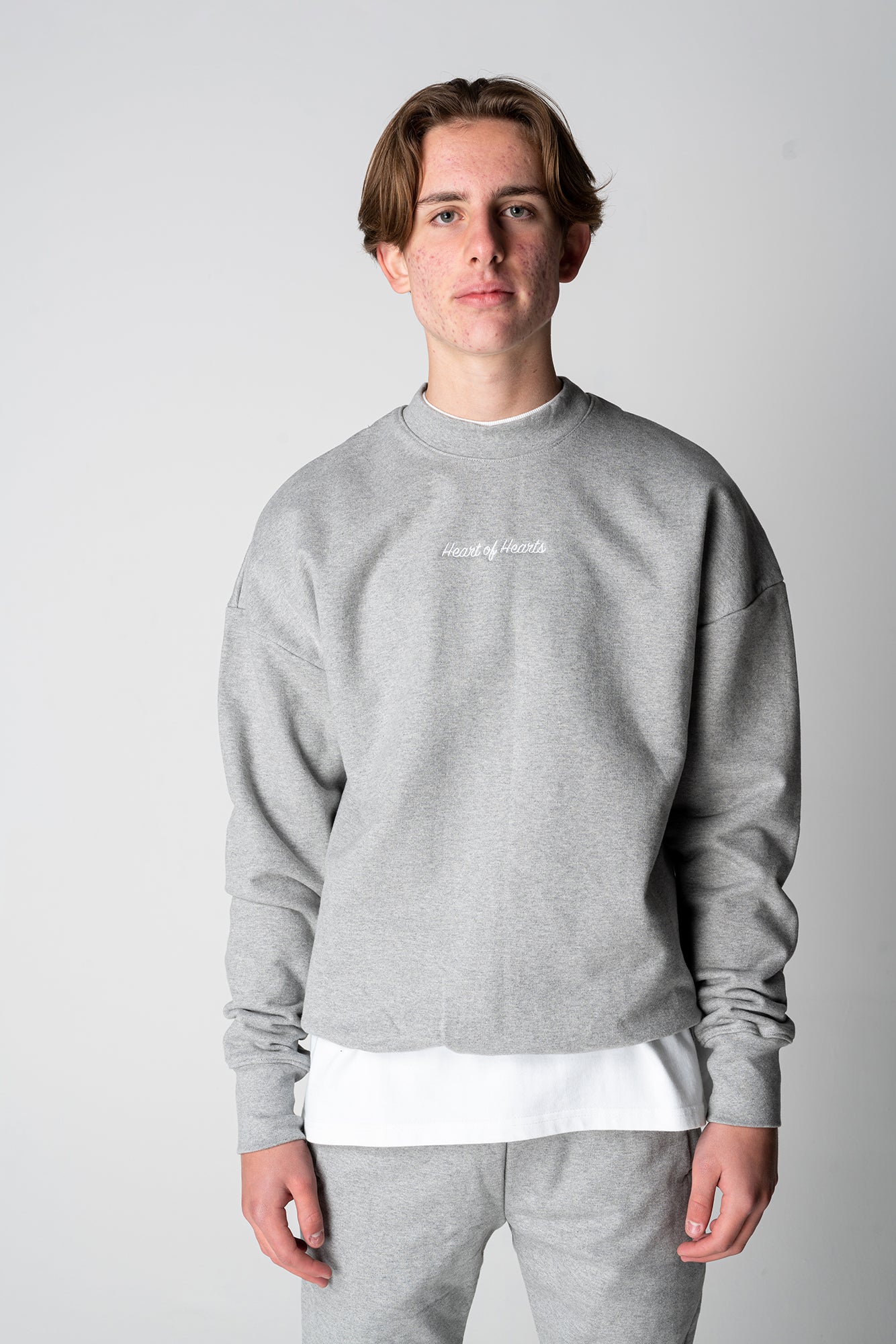 HEAVYWEIGHT GREY SWEATSHIRT ALA COLLAB